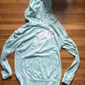 Women's Nike Mint Green Hoodie